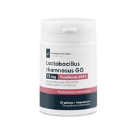 Lactobacillus Rhamnosus GG 1 Mois de Cure - 30 Gélules Gastro-résistantes - 15 Milliards d'UFC/jour - Souche ATCC 53103-200 Milliards d'UFC/g - Fabriqué en France - Compagnie des Sens