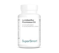 Lactobacillus Rhamnosus GG - Booste le système immunitaire - SuperSmart | Probiotique - Equilibre Microbiote et Flore intestinale - Stimule la production des Lactobacillus - 60 gélules - Vegan