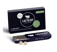 LactoJoy Comprimés de Lactase 14 500 FCC I Combat l'Intolérance au Lactose I Contient 45 Pcs. I 100% Végétale I Favorise la Digestion du Lactose I Sans Produits Chimiques