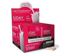 LACTOLERANCE 1/DAY Probiotiques Précurseurs de Lactase, 24h, 360 Gélules