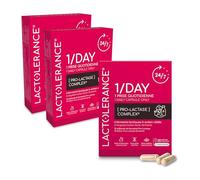 LACTOLERANCE 1/DAY Probiotiques Précurseurs de Lactase, 24h, 90 Gélules