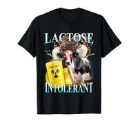 Lactose Intolerant Meme Funny Cow Milk Dairy Bootleg T-Shirt