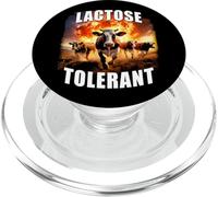 Lactose Tolerant - Funny Milk & Dairy Meme Cows Graphic PopSockets PopGrip pour MagSafe