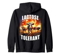 Lactose Tolerant - Funny Milk & Dairy Meme Cows Graphic Sweat à Capuche