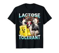 Lactose Tolerant Meme Funny Cow Milk Dairy Bootleg T-Shirt