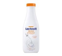 Lactovit - Gel douche Protector Activit, nourrit le microbiome, hydrate, nourrit et protège, peau forte et jeune, texture crémeuse, avec protéines calcium et lactobacillus F, pour