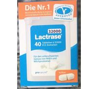 Lactrase 32000 80T (2 L 40) Intolérance au Lactose Supplément Alimentaire