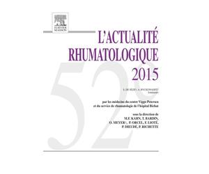 L'actualité rhumatologique 2015 Edition 2015 - Marcel-Francis Kahn - Elsevier Masson - cartonné - Scolaire / Universitaire