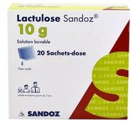 Lactulose Sandoz 10g Solution Buvable 20 Sachets-Dose