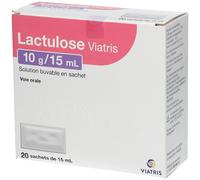 LACTULOSE VIATRIS SACHET NATURE Sachet(S) 20x10 g