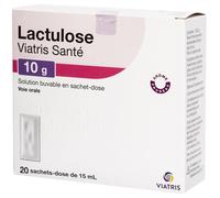 LACTULOSE VIATRIS SANTE SACHET PRUNEAU Solution 300 ml