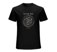 Lacuna Coil Anima Mens T-Shirt Black Unisex Mens Tees L
