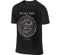 Lacuna Coil Anima Men's T-Shirt Graphic Printed Black Tee M