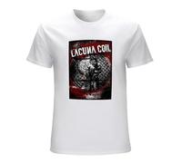 Lacuna Coil Dark Adrenaline T Shirt Italian Metal O Neck Top Tshirt Summer Mens Fashion Short Sleeve Tee Size M
