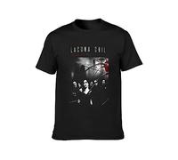 Lacuna Coil Vocalists Metal in A Reverie Flat Lifespan Men's T-Shirt Graphic Printed Black Tee S