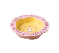 Lacy Bol de nourriture en conserve pour chat en céramique anti-choc pour chat bol de nourriture pour chat (A-06)
