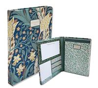 LaCyan Classeur avec bloc-notes, notes adhésives et crayon - William Morris - Motif floral Multicolore - 1 unité