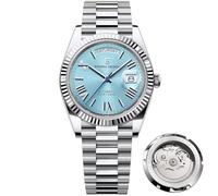 LACZ DENTON Pagani Design DD40 PD1783 Montre automatique de luxe pour homme AR Verre saphir Montre mécanique pour homme Mouvement NH36A 10 bars, bleu ciel, Tendance