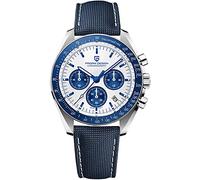 LACZ DENTON Pagani Design PD1701V3 Montre à quartz pour homme chronographe en acier inoxydable étanche Mouvement japonais VK63, Cuir Bleu, Chronographe