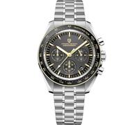 LACZ DENTON Pagani Design PD1701V3 Montre à quartz pour homme chronographe en acier inoxydable étanche Mouvement japonais VK63, Or noir - V2, Chronographe