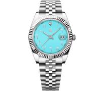 LACZ DENTON Rollstimi RT128 Montres-Bracelets mécaniques automatiques pour Hommes Bracelet en Acier Inoxydable Montres de Mode pour Hommes Montre étanche 50M