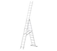 Echelle télescopique GENERIQUE MonMobilierDesign LAD Echelle transformable en aluminium 3 plans 11 marches