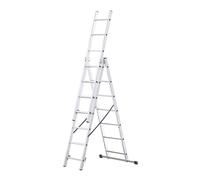 MonMobilierDesign LAD Echelle transformable en aluminium 3 plans 7 marches