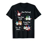 Lad Gnomes - Humour de Noël Britannique Amusant T-Shirt