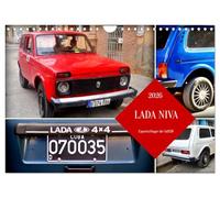 LADA NIVA - le grand succès d'exportation de l'URSS, Version française (Calendrier mural 2026 DIN A4 portrait), Calendrier CALVENDO mensuel