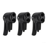 L'adaptateur de pompe à vélo à double tête s'adapte et les valves comprend des buses de rechange pour plusieurs pneus de vélo (3 pièces)