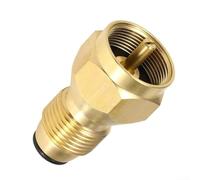 L'adaptateur de recharge de propane F276172 permet de remplir des bouteilles de 0,5 kg à partir de réservoirs de propane de 9 kg sans équipement supplémentaire nécessaire