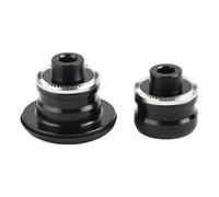 L'adaptateur d'extrémité de moyeu de vélo permet la conversion QR à l'essieu traversant sur les moyeux avant de 9 mm et arrière de 10 mm pour une utilisation d'essieu de 15 mm et 12 mm (10 x 135 mm)