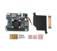 L'adaptateur NVME PCIE TO M 2 avec ventilateur de refroidissement actif et dissipateur de chaleur pour POE PI 5 prend en charge le protocole NVME M 2 SSD 2230 2242 2260 2280