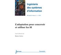 L'adaptation pour concevoir et utiliser les si ingenierie de - Laleau - Hermes Science Publications - broché - Livre