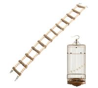 Ladder Swing Ladder Échelle à oiseaux en bois | Perroquet Swing | Pinques tourtereaux Pench Toys Pet Pole debout pour développer l'intelligence