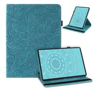 laddutoi Coque pour Lenovo Idea Tab Plus 12,1 Pouces 2025/ Tab K12, Housse PU Cuir avec Rotatif 360° Support, Flip Cover Case Pochette Protection Étui pour Lenovo Idea Tab Plus, Bleu