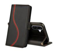 laddutoi Coque pour Samsung Galaxy A36 5G, Étui en Cuir PU Flip Case avec Rabat Porte Carte Clapet & Stand Fonction, Pochette Antichoc Housse de Protection pour Samsung A36, Noir