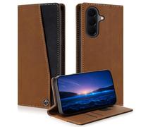 laddutoi Coque pour Samsung Galaxy A57 5G, Housse Cuir PU Flip Case avec Porte Carte & Stand, Pochette Antichoc de Protection Étui pour Samsung Galaxy A57, Orange
