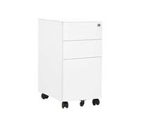 Classeur Mobile Noir 30x45x59 cm Acier Classement Armoire à Dossiers vidaXL