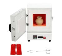 LADECNERHT 2000w Four électrique, Fonderie De Métaux, Glaçage De Poterie, Four à Moufle De Laboratoire Céramique électrique, Température Maximale 1150℃, pour La Joaillerie