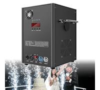 LADECNERHT 750 W Machine à Feu d'artifice Froid, avec Télécommande, Machines Pyrotechniques Compactes, équipement D'injection Ascendante, Machine à Effet Spécial, Hauteur D'injection Réglable