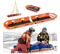 LADECNERHT Civière-Panier d'urgence pour Hélicoptère, Pliable Et équipée d'une Sangle De Levage, en Acier Inoxydable. Transport De Patients en Urgence, pour Les Secours Héliportés