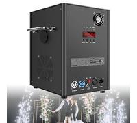 LADECNERHT Machines Pyrotechniques 750w DMX Cold Spark, Effet Scène, Machine à Feu d'artifice Froid Bougie Magique avec Télécommande pour Fêtes, Halloween, Noël, Mariages