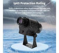 LADECNERHT Projecteur De Lumière à Vagues Océaniques Extérieur 100w-400w, Projecteur Extérieur Ip65, Lumières à Ondulations d'eau 12 Couleurs, pour Sol, Jardin, Mur, Fête 100W