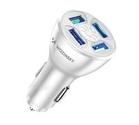 Ladegerät fürs Auto Wozinsky WCCAW 50W, 4x USB-A QC, weiß