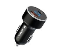 Ladegerät fürs Auto Wozinsky WDCCAC USB-C USB-A 36W - schwarz