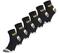 Ladeheid 6 12 Paires Chaussettes de Travail AT009 (Gris Clair (6 Pack), 39-42)