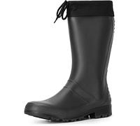 Ladeheid Bottes de Pluie Bottes en Caoutchouc en PVC Mixte Adulte LA-958 (Noir, 39 EU)