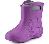 Ladeheid Bottes de Pluie en EVA Unisexe Enfant Fille Garçon LA-CA-03 (Lilla, 30/31 EU)