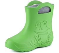 Ladeheid Bottes de Pluie en EVA Unisexe Enfant Fille Garçon LA-CA-03 (Vert/Gris, 28/29 EU)